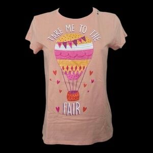 (NWOT) PLACE Girl’s  Print Graphic Orange Tee, XXL (16)